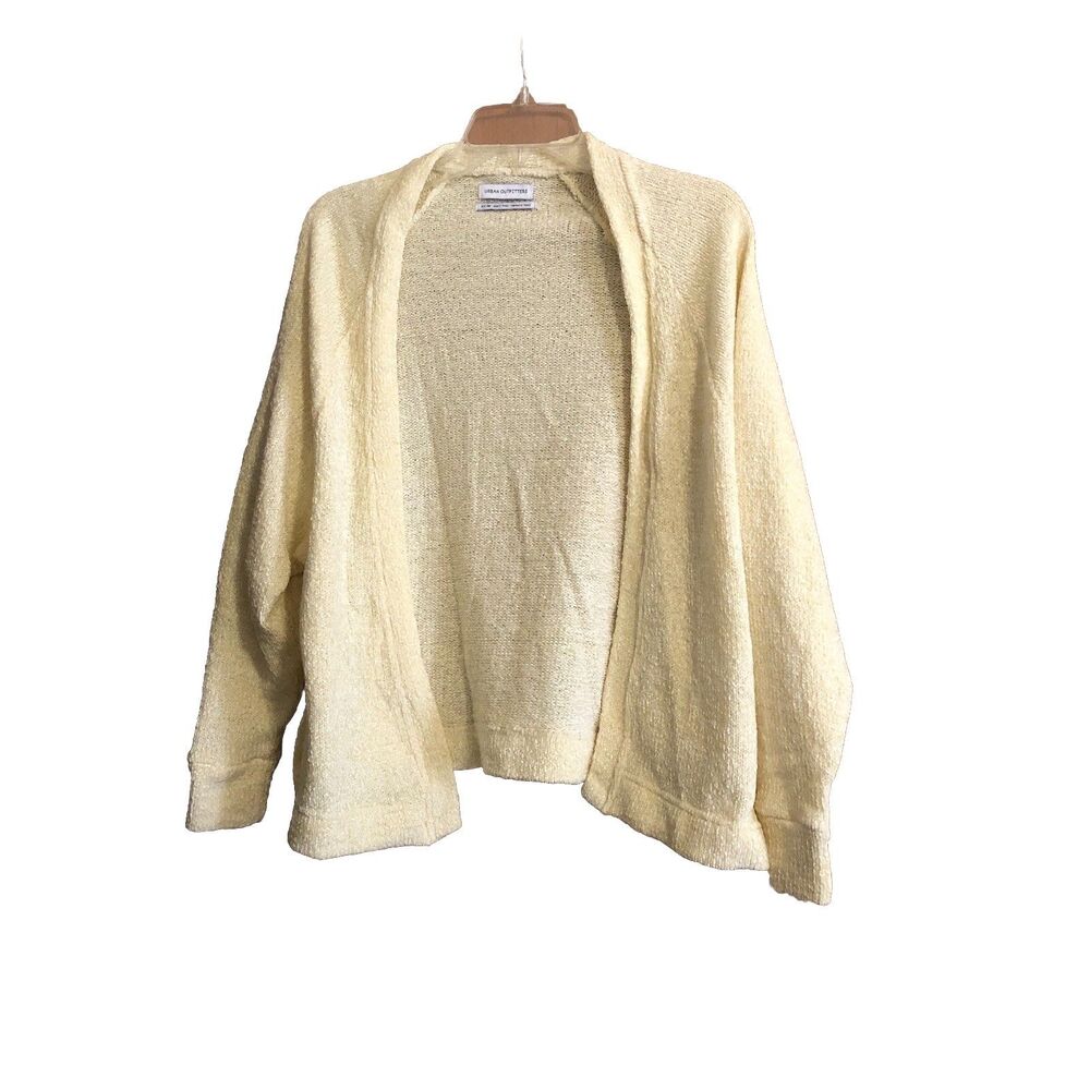 Urban Outfitters Women’s Open Front Yellow Cardigan Size XS